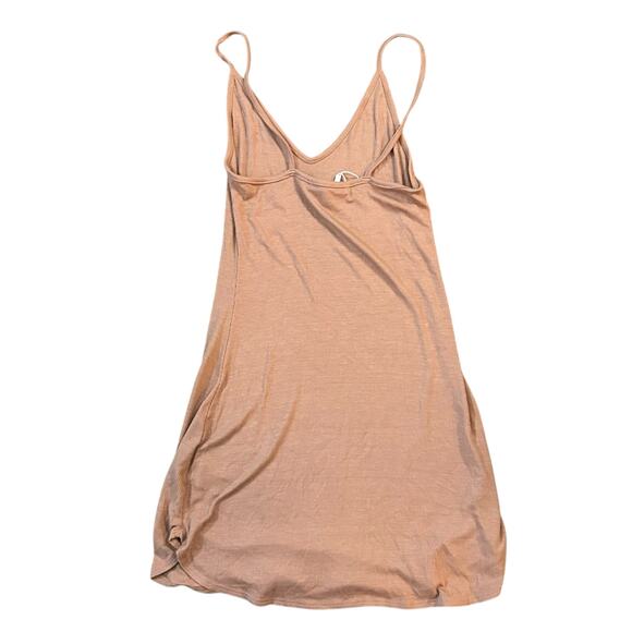 Joah Brown Ribbed Slip Mini Dress Womens S/M Bodycon Streetwear Going Out NWT - Picture 6 of 6